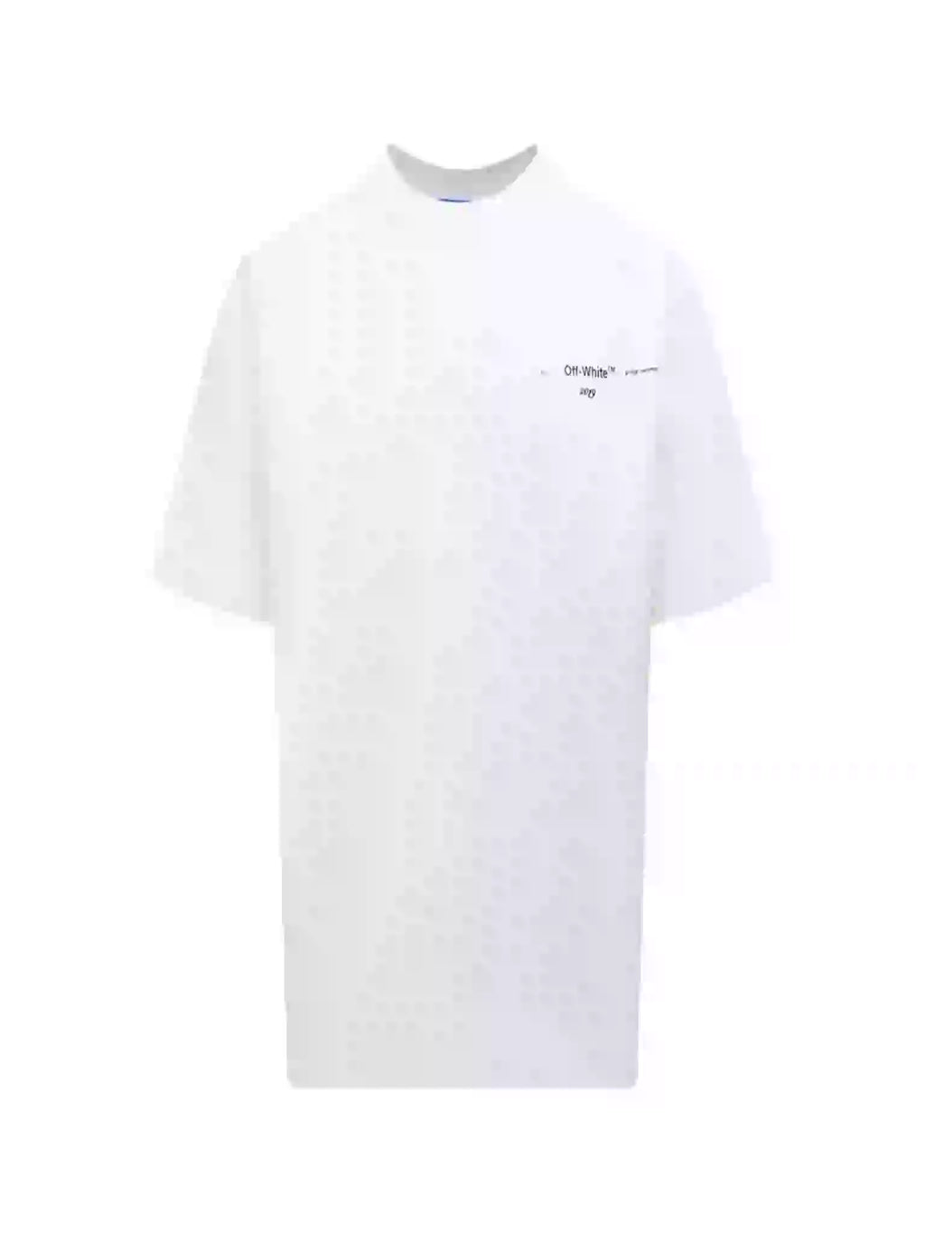 Off White Colour Painting Diagonals Arrows Tee White – OWS009