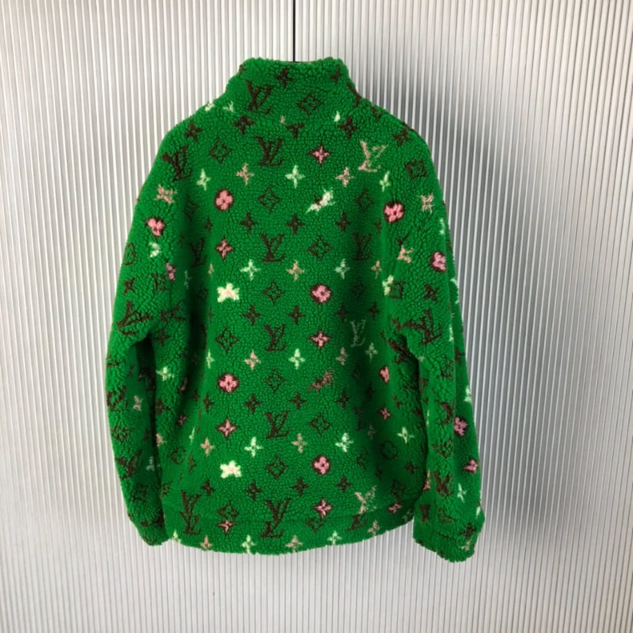 Louis Vuitton Monogram Fleece Green Jacket – LVC045