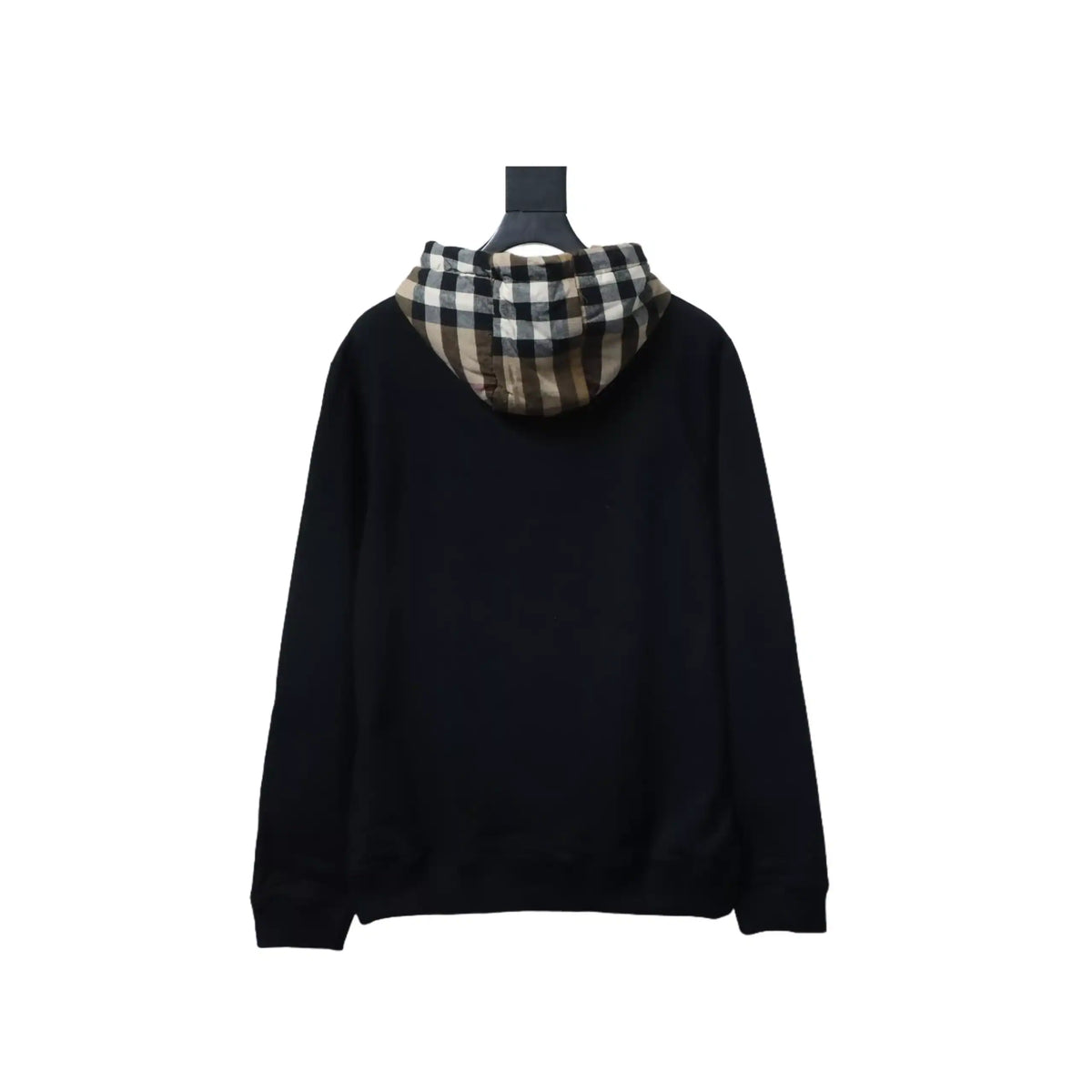Burberry Check Patchwork Black Hoodie – BCK005