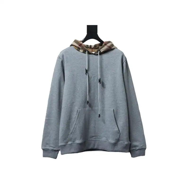 Burberry Check Patchwork Grey Hoodie – BCK008