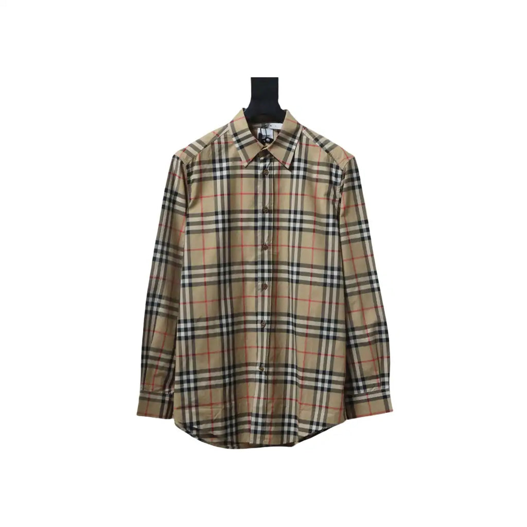 Burberry Classic Striped Long Sleeve Shirt Beige – BRS033