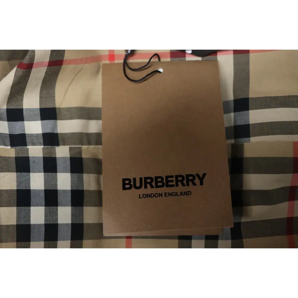 Burberry Classic Striped Long Sleeve Shirt Beige – BRS033