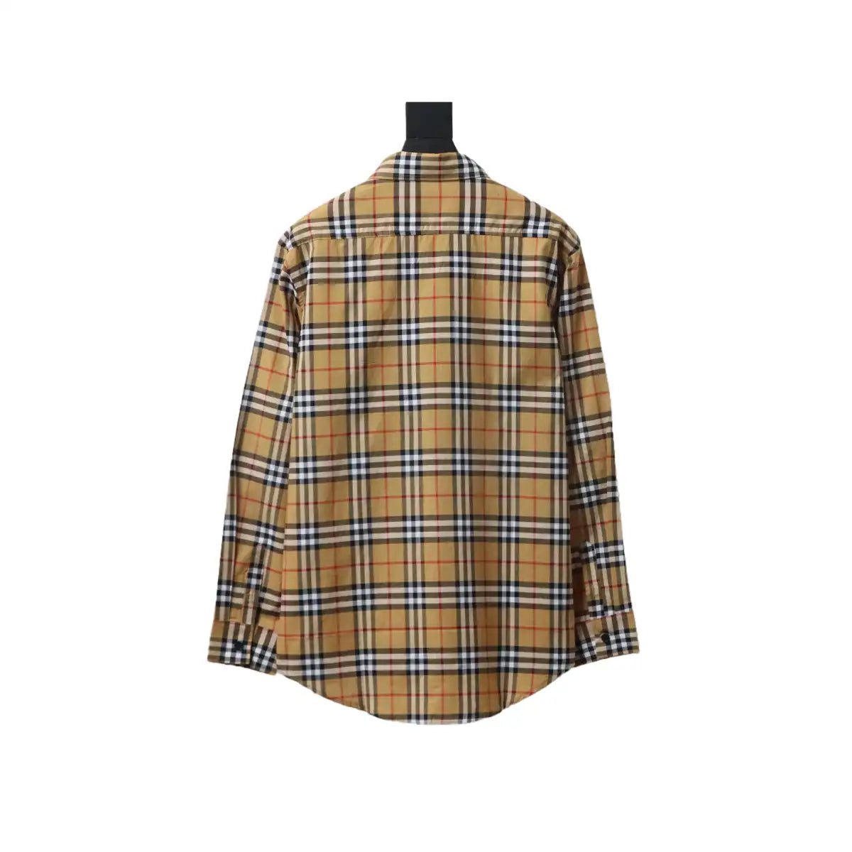 Burberry Tartan Motif Cotton Long Sleeve Shirt Neon Rainbow Stripes – BRS035