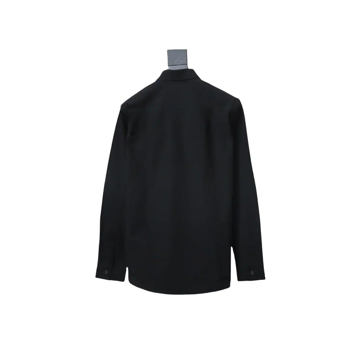 Burberry Undercover Logo-patch Cotton-blend Long Sleeve Shirt Black – BRS036
