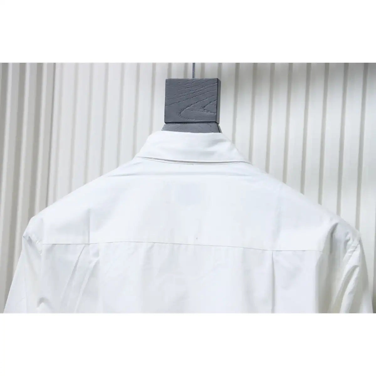 Burberry Undercover Logo-patch Cotton-blend Long Sleeve Shirt White – BRS032