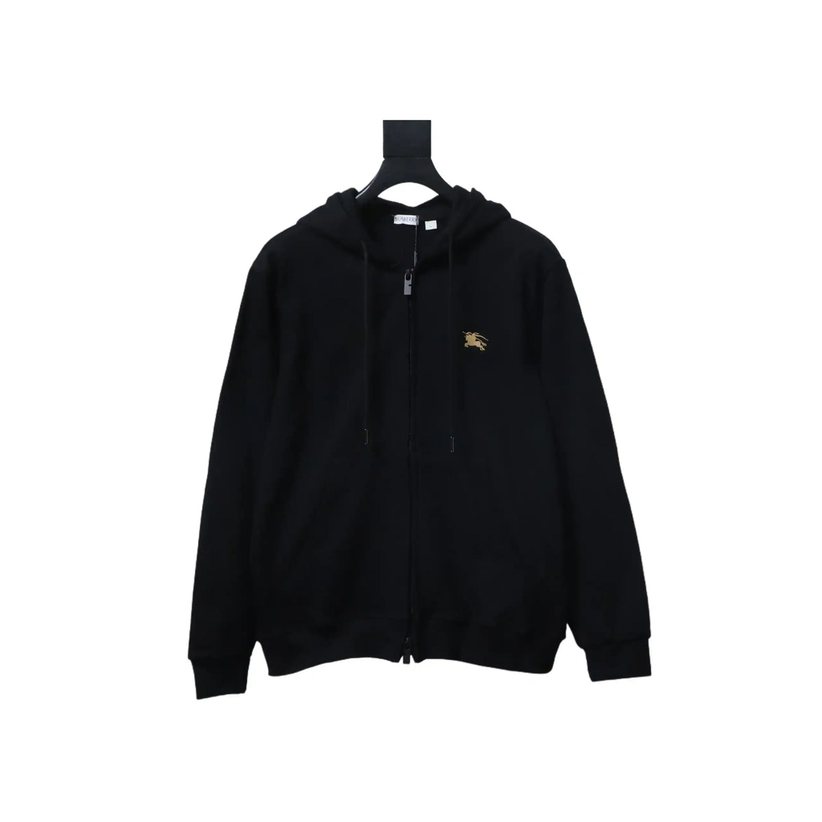 Burberry War Horse Cross-Stitch Print Zip-Up Hoodie Black – BCK006