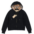 Burberry Zip-Up Hoodie with Classic Check Print – BCK001