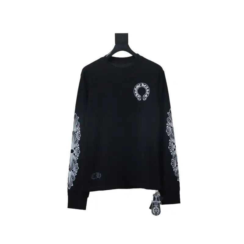 Chrome Hearts 25FW Back Sanskrit Print Long Sleeve Black – CHK022