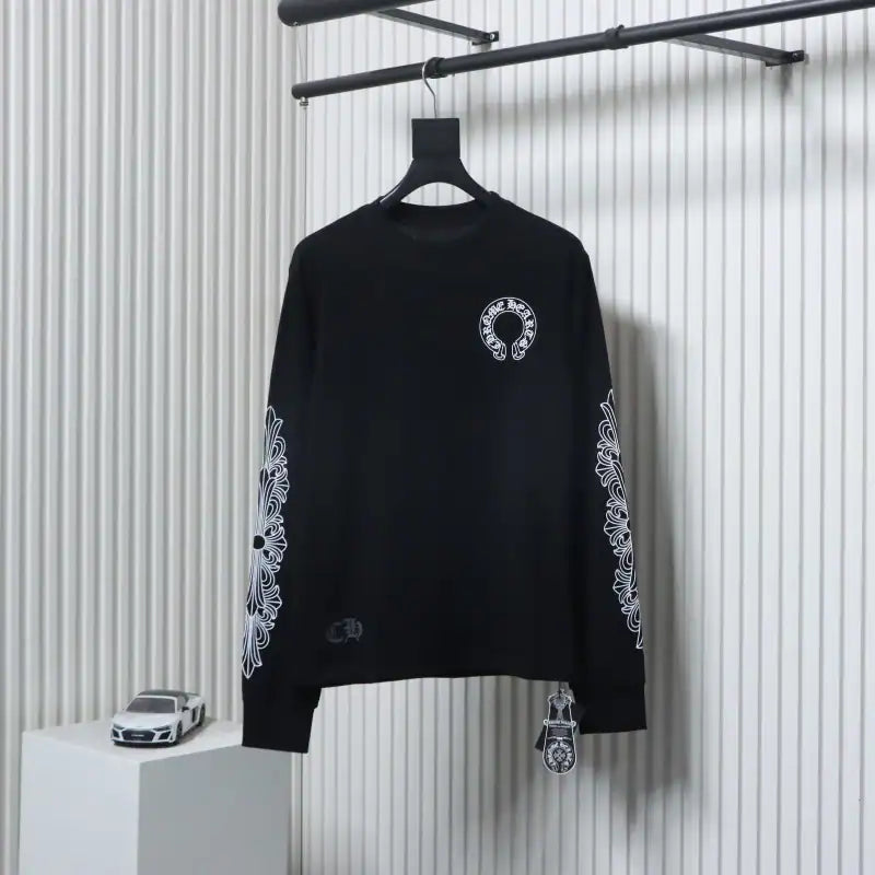 Chrome Hearts 25FW Back Sanskrit Print Long Sleeve Black – CHK022