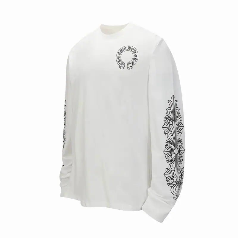Chrome Hearts 25FW Back Sanskrit Print Long Sleeve White – CHK007