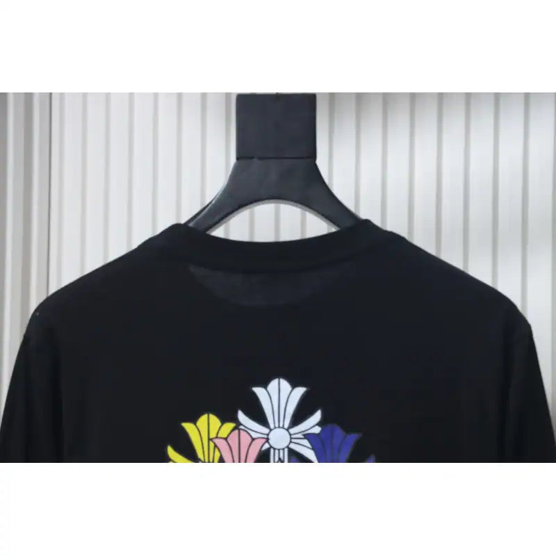 Chrome Hearts 25FW Colorful Cross Print Long Sleeve Black – CHK018