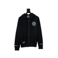 Chrome Hearts 25FW Sanskrit Cuff Print Zip-Up Hoodie Black – CHK011