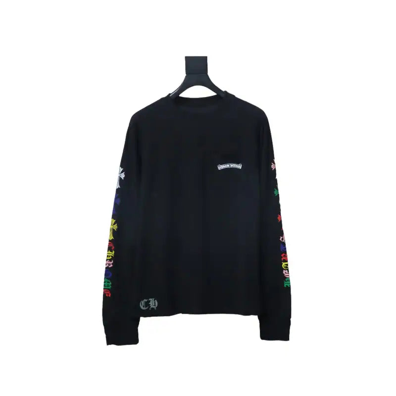 Chrome Hearts 25FW Scroll Print Long Sleeve Black – CHK020