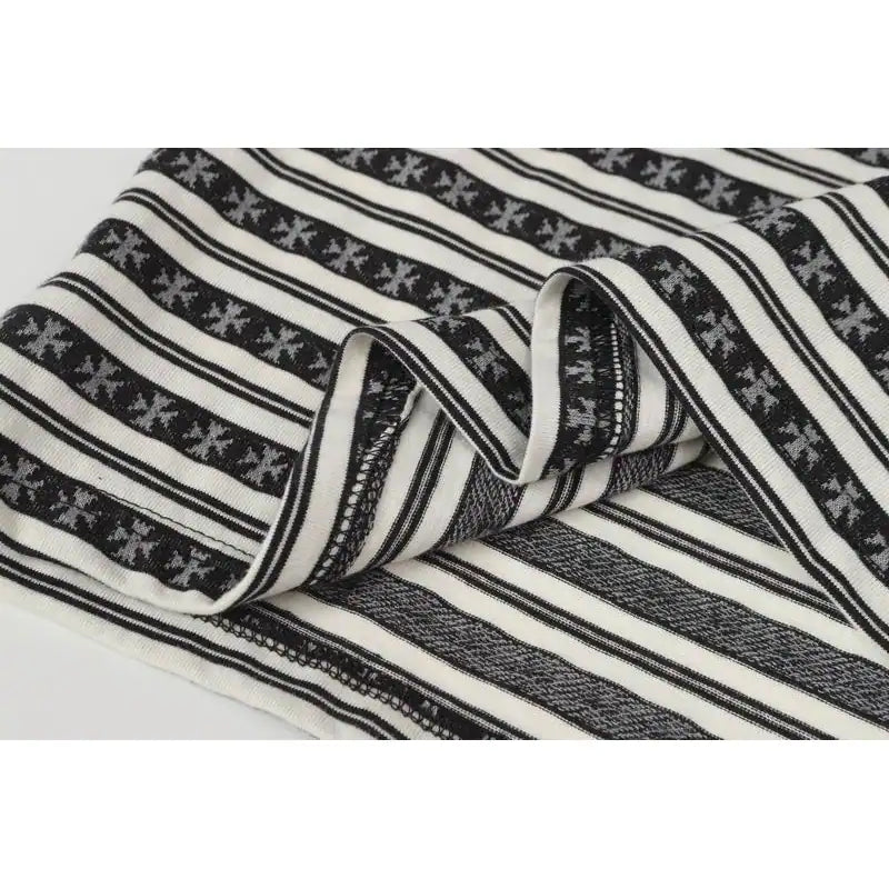 Chrome Hearts 25FW Striped Lapel Long Sleeves Black – CHK044