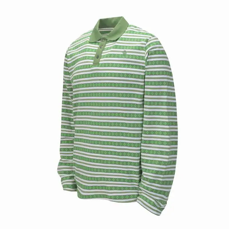 Chrome Hearts 25FW Striped Lapel Long Sleeves Green – CHK027