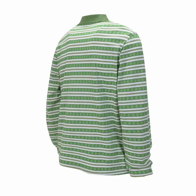 Chrome Hearts 25FW Striped Lapel Long Sleeves Green – CHK027