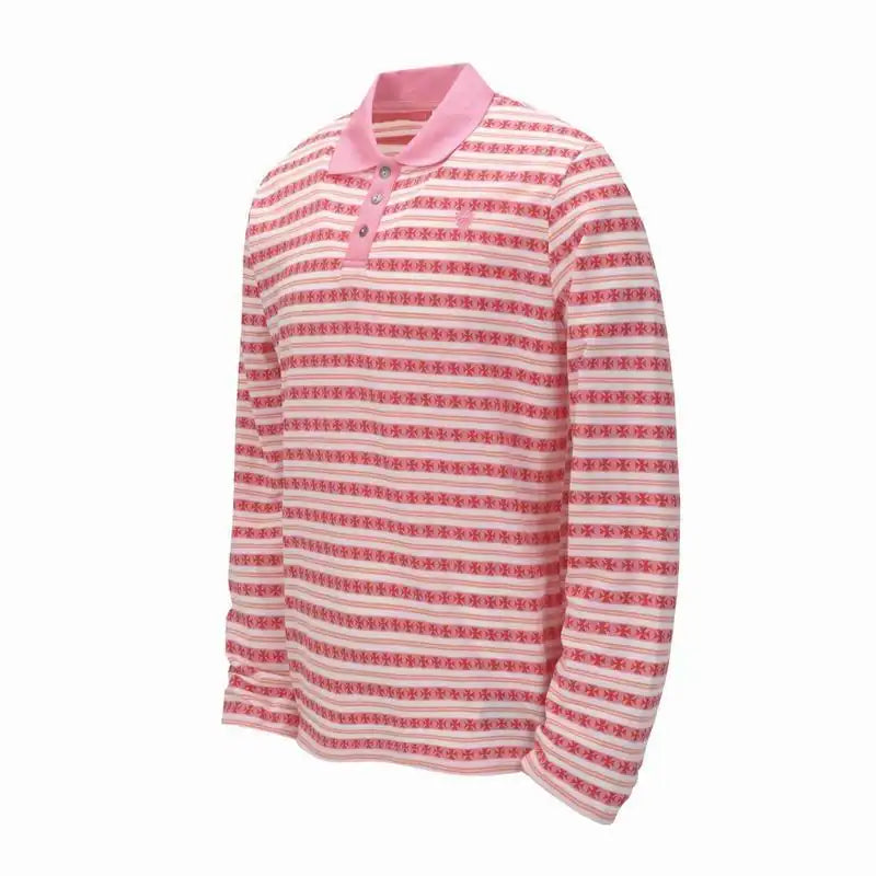 Chrome Hearts 25FW Striped Lapel Long Sleeves Pink – CHK028