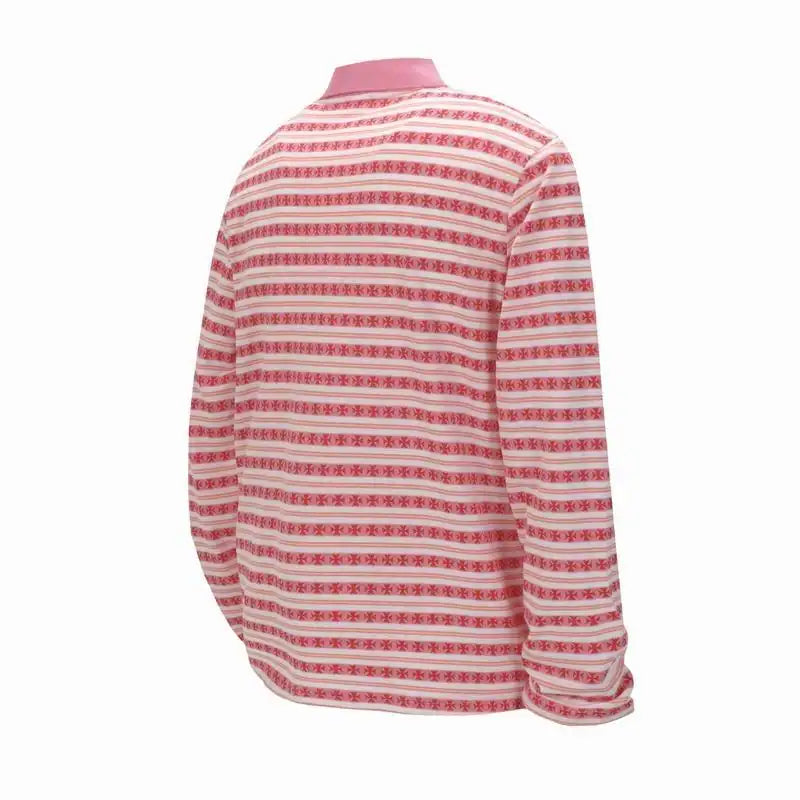 Chrome Hearts 25FW Striped Lapel Long Sleeves Pink – CHK028