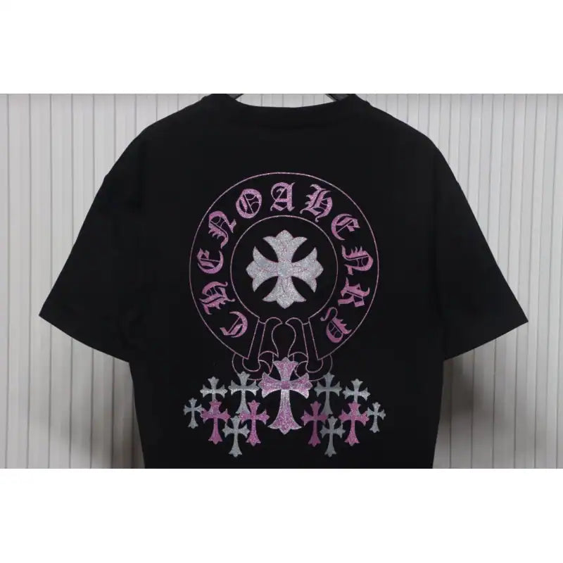 Chrome Hearts 25ss Glitter Logo Print T-shirt Black – CHS001