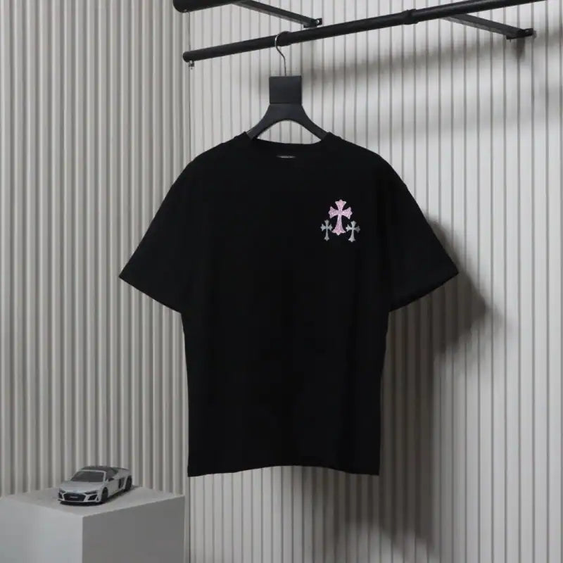 Chrome Hearts 25ss Glitter Logo Print T-shirt Black – CHS001