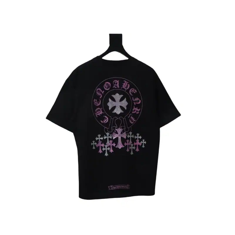 Chrome Hearts 25ss Glitter Logo Print T-shirt Black – CHS001