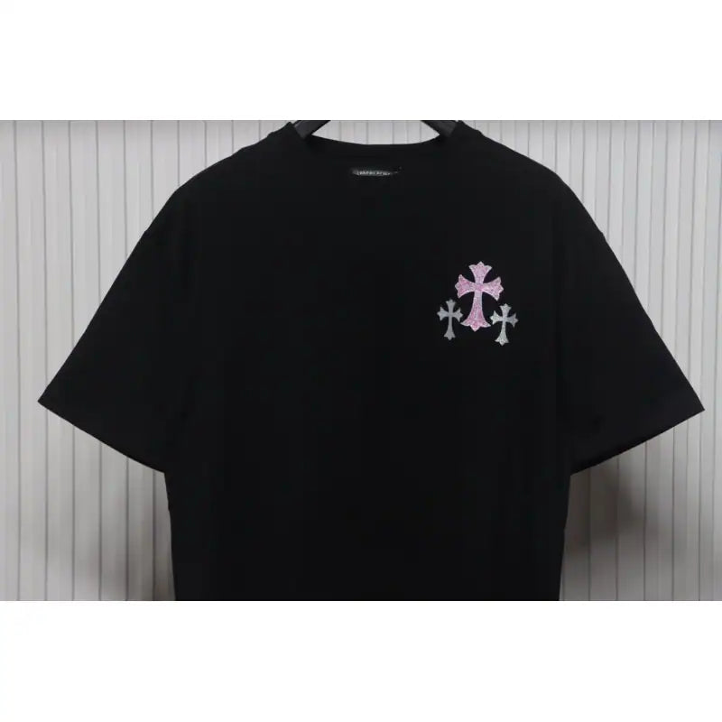 Chrome Hearts 25ss Glitter Logo Print T-shirt Black – CHS001
