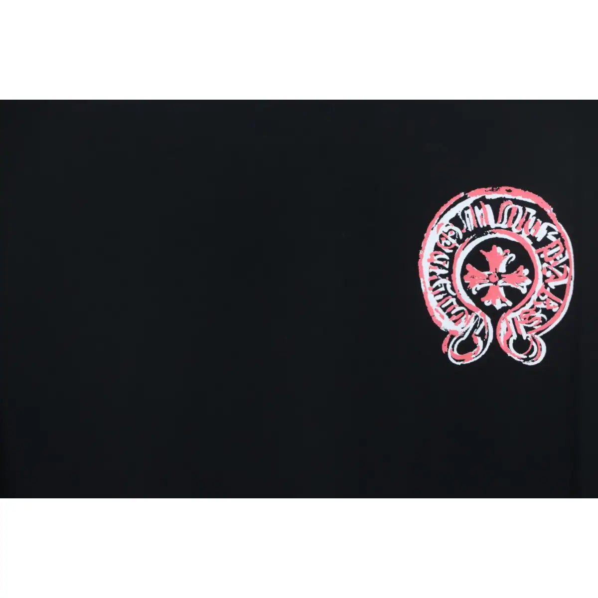 Chrome Hearts 25ss Oil Painting Overlapping Horseshoe Logo T-shirt Black – CHS010