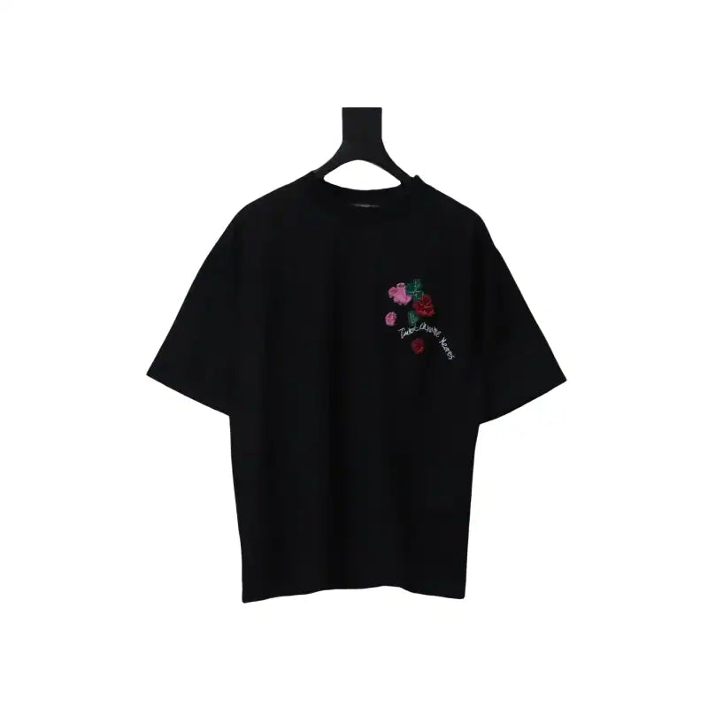 Chrome Hearts 25ss Valentine’s Day Patch Embroidered Graffiti T-shirt Black – CHS009