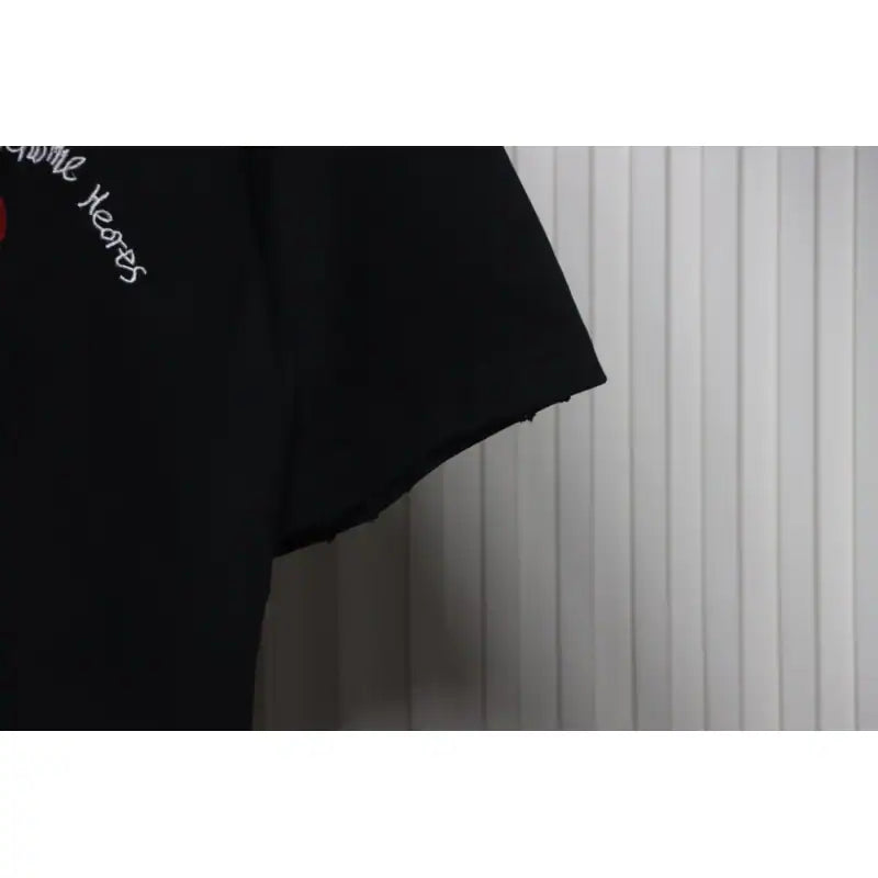 Chrome Hearts 25ss Valentine’s Day Patch Embroidered Graffiti T-shirt Black – CHS009