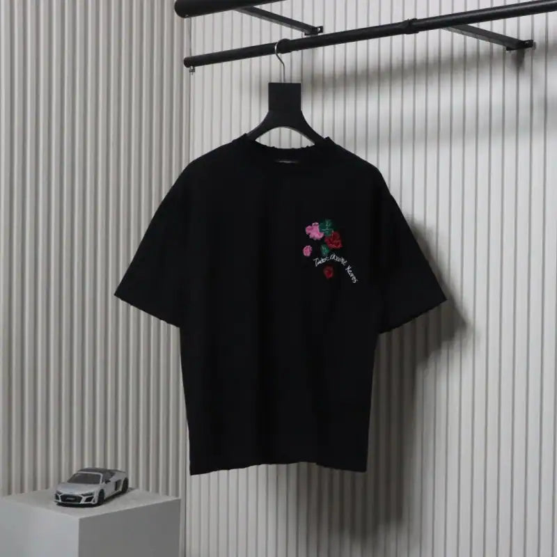 Chrome Hearts 25ss Valentine’s Day Patch Embroidered Graffiti T-shirt Black – CHS009