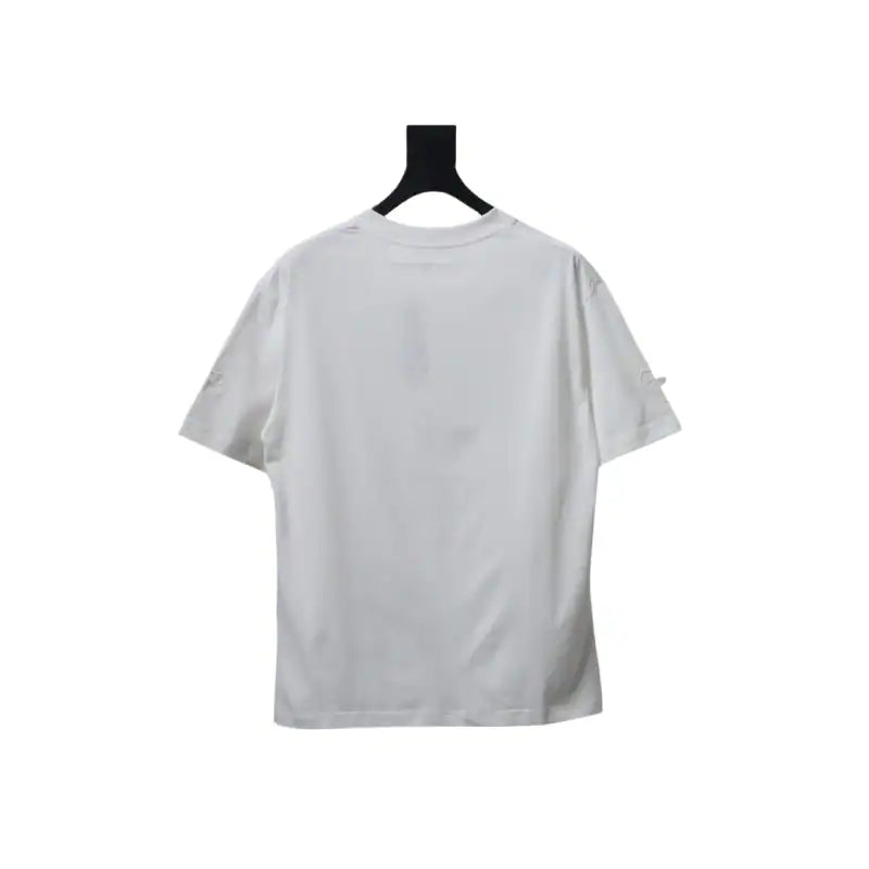Chrome Hearts 25ss cut-out Patchwork with Silver Cross Embroidery T-shirt White – CHS002