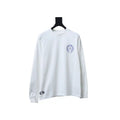 Chrome Hearts CH 25ss Blue Horseshoe Cross Round Neck Long Sleeve White – CHK038