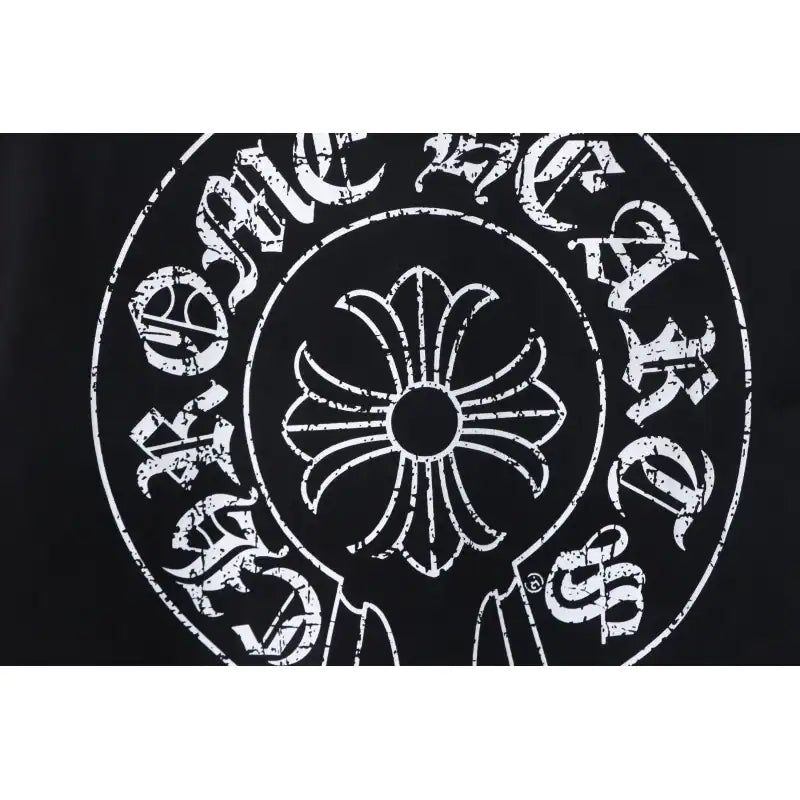 Chrome Hearts CH 25ss Damaged Horseshoe Long Sleeve Black – CHK030