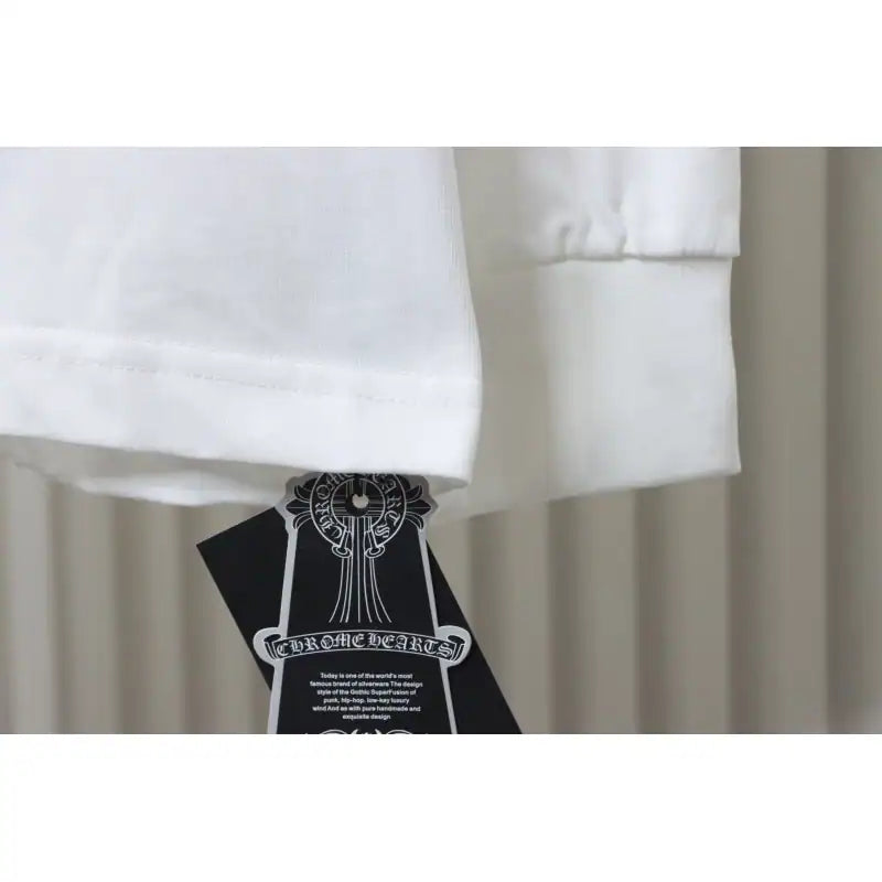 Chrome Hearts CH 25ss Damaged Horseshoe Round Neck Long Sleeve White – CHK017