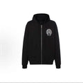 Chrome Hearts CH Black White Miami Horseshoe Zip Up Hoodie – CHK031