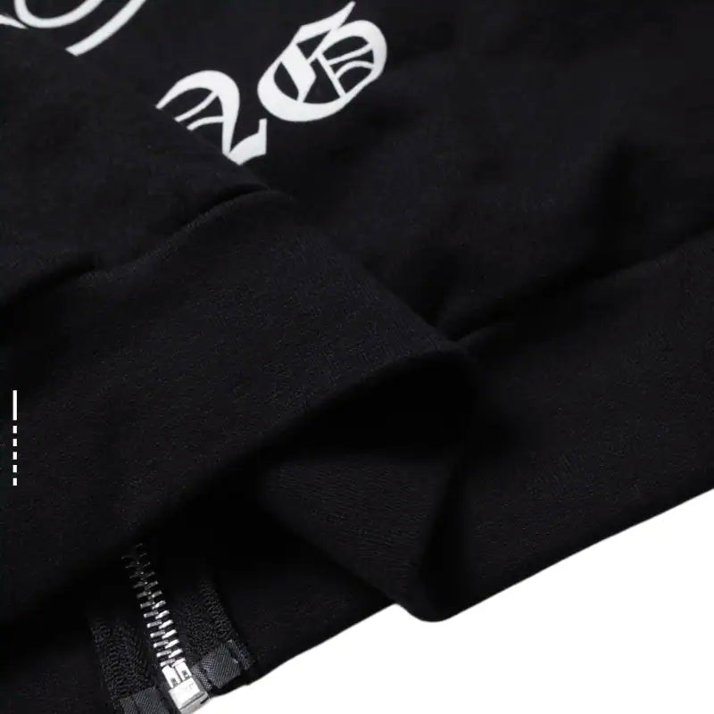 Chrome Hearts CH Black White Miami Horseshoe Zip Up Hoodie – CHK031