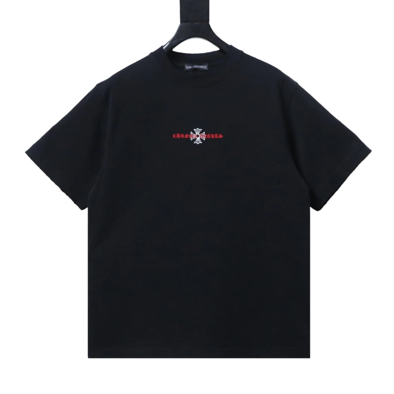 Chrome Hearts CH26ss Sanskrit Cross Embroidered T-Shirt Black – CHS112