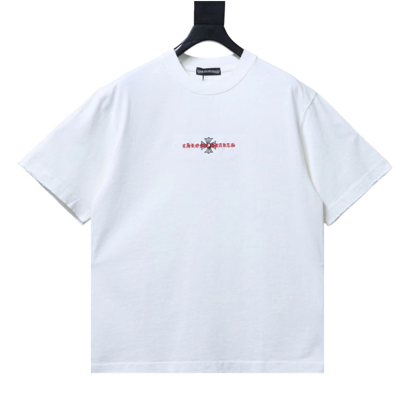 Chrome Hearts CH26ss Sanskrit Cross Embroidered T-Shirt White – CHS113
