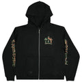 Chrome Hearts Camo Horseshoe Thermal Zip Up Hoodie Black – CHK033
