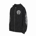 Chrome Hearts Cross Flower Arm Zipper Hoodie 24SS Black – CHK004