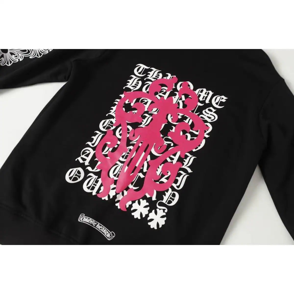 Chrome Hearts Dagger Eyechart Zip-Up Hoodie Black – CHK041