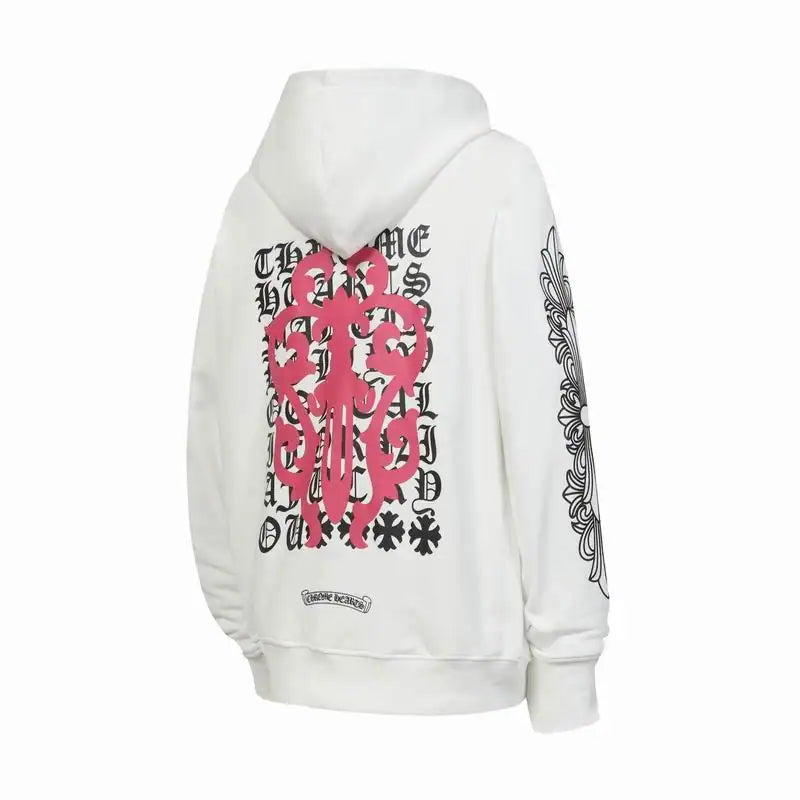 Chrome Hearts Dagger Eyechart Zip-Up Hoodie Black/White – CHK040