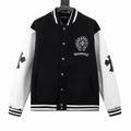 Chrome Hearts Embroidered Logo Patchwork Jacket (Black and White) – CHC006