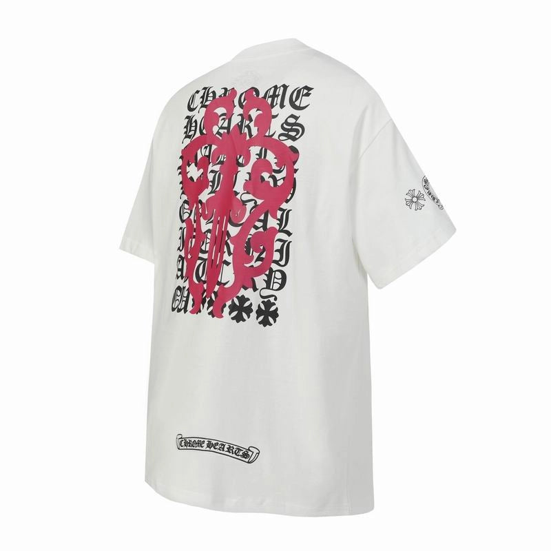 Chrome Hearts Eye Chart Dagger T-shirt White – CHS048