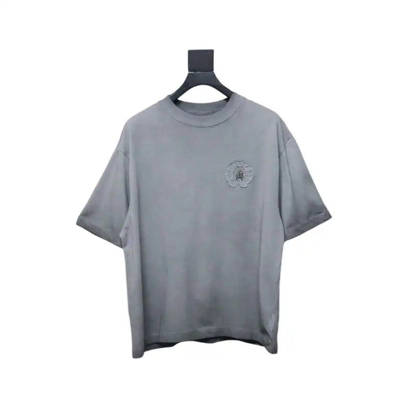 Chrome Hearts Heavy Industry Washed Distressed T-shirt Gray – CHS004