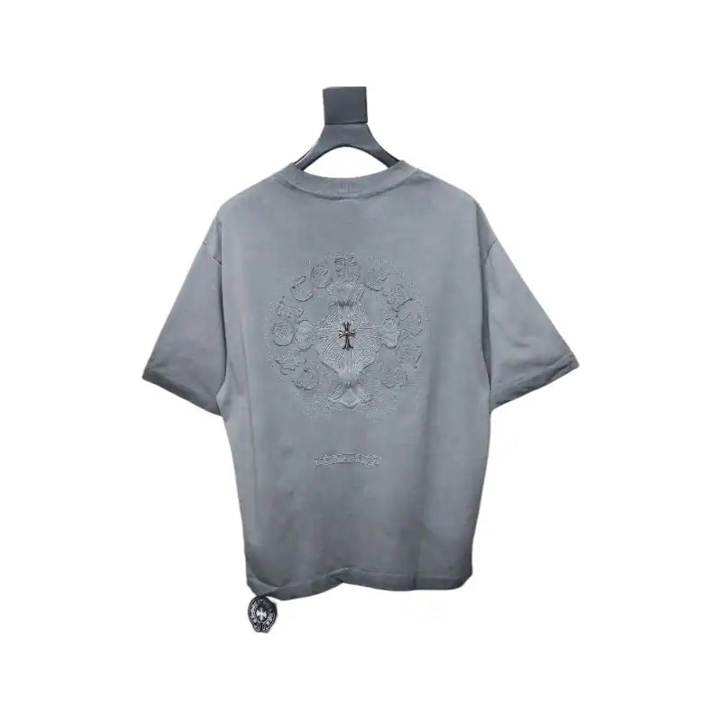 Chrome Hearts Heavy Industry Washed Distressed T-shirt Gray – CHS004
