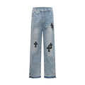 Chrome Hearts Jeans-N2801 Washed Blue – CHJ005