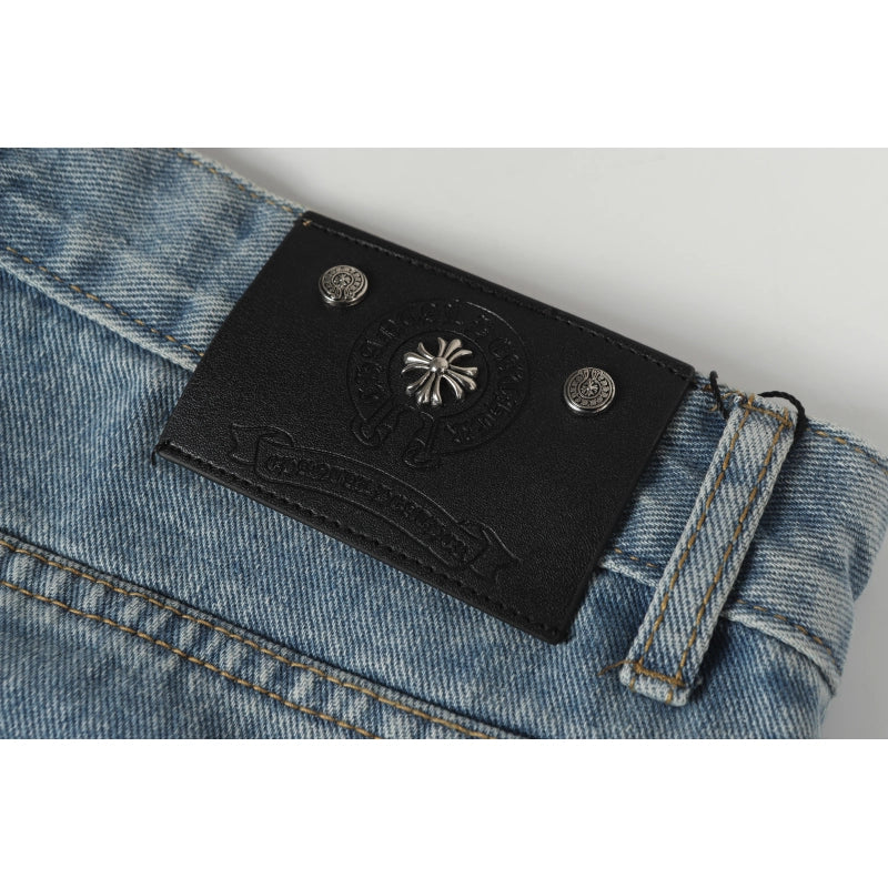 Chrome Hearts Jeans-N2801 Washed Blue – CHJ005