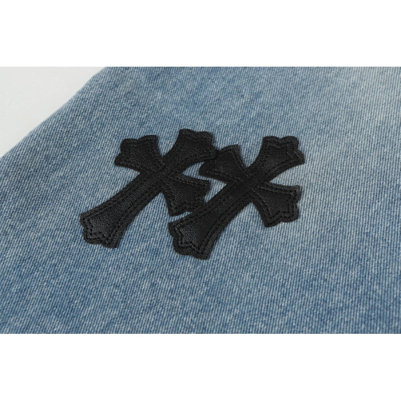 Chrome Hearts Jeans-N2801 Washed Blue – CHJ005