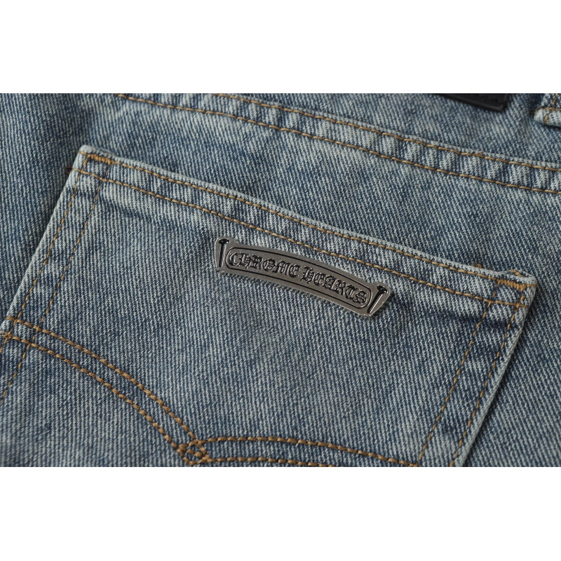 Chrome Hearts Jeans-N2802 Washed Blue – CHJ004